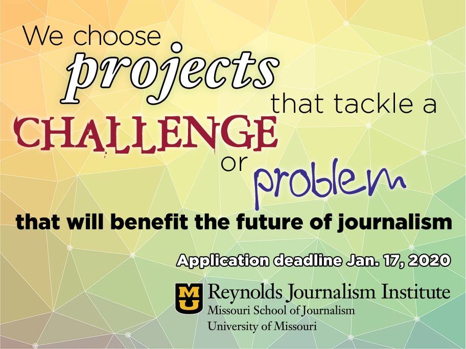 Innovative journalism projects sought for RJI’s flexible fellowship